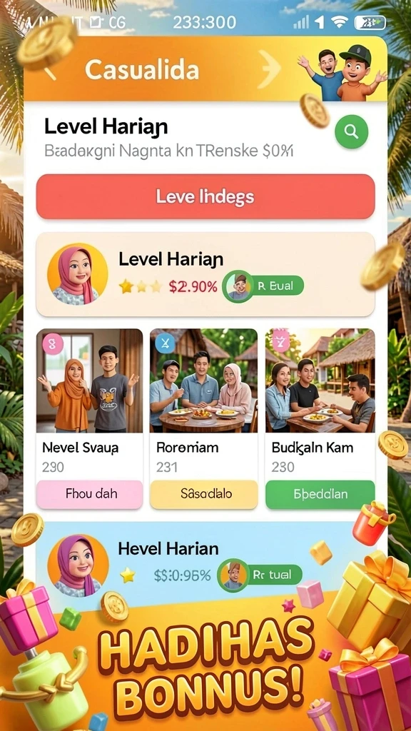Tangkapan layar aksi seru saat bermain multiplayer.