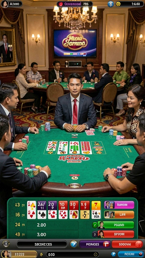 Tampilan grafis yang memukau di dalam game.
