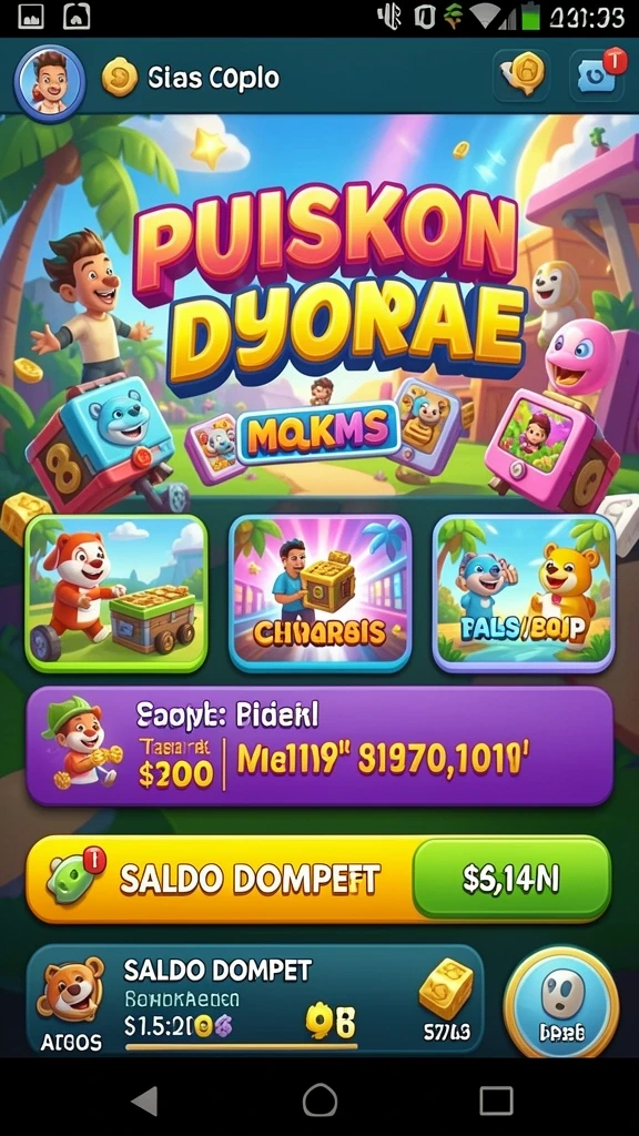 Karakter menarik dengan desain yang unik.
