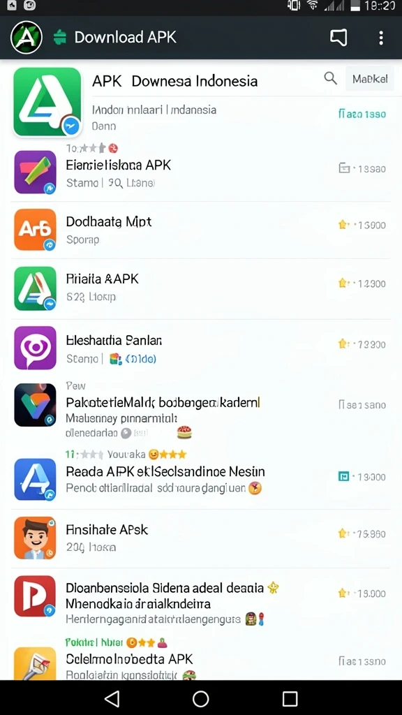 Tampilan awal yang menarik dan penuh warna.