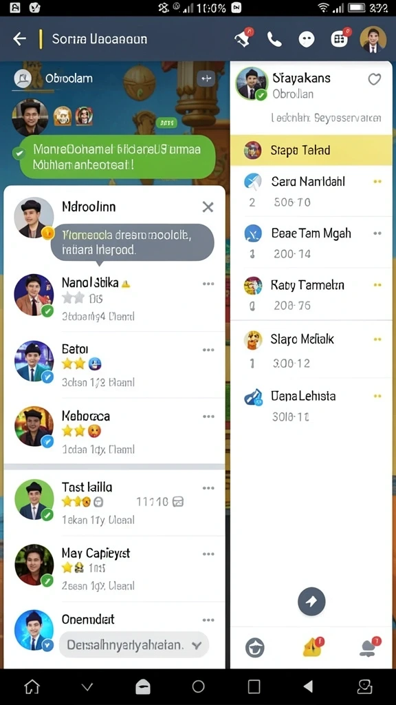 Tangkapan layar memperlihatkan karakter utama di tengah aksi.