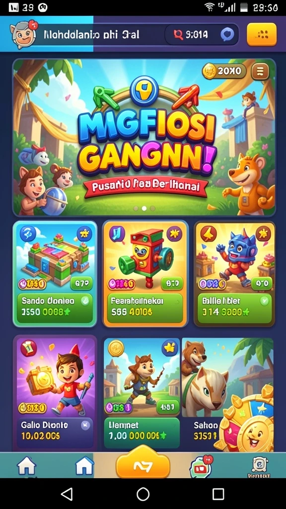 Tampilan awal aplikasi BIGPOT88 yang menarik.