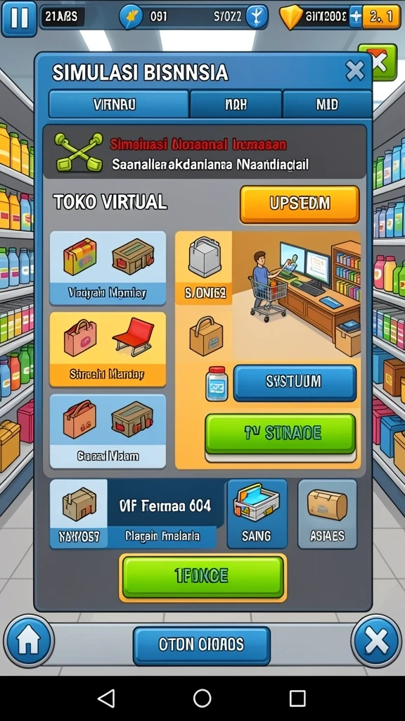 Tampilan antarmuka pengguna yang intuitif dan mudah dipahami.