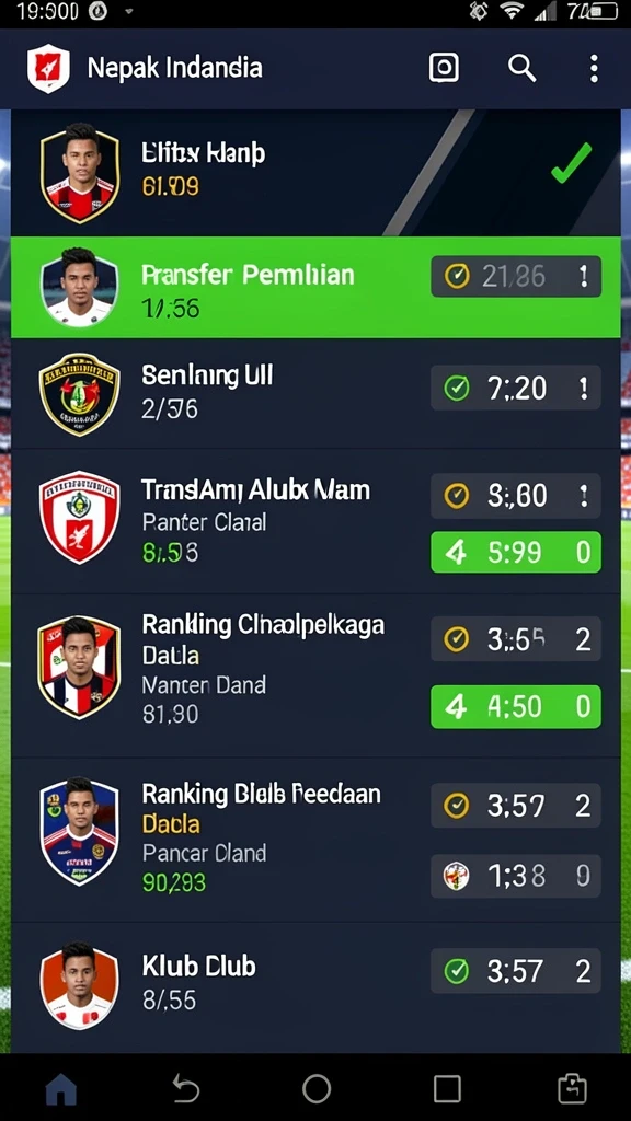 Visual grafis menarik pada level baru.