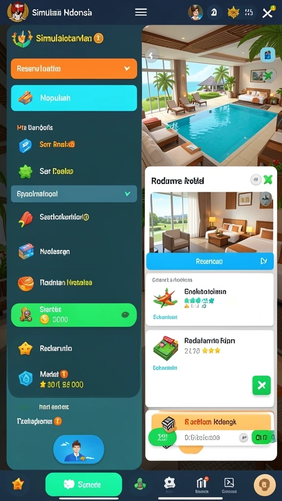 Fitur gameplay yang menarik dan adiktif.