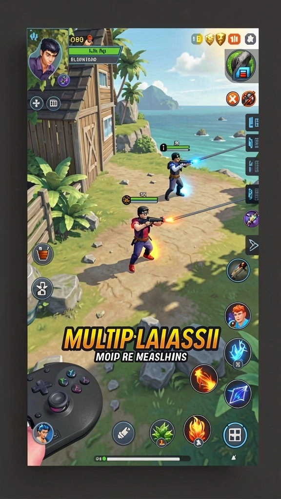 Tangkapan layar ketiga menunjukkan aksi seru dalam permainan.