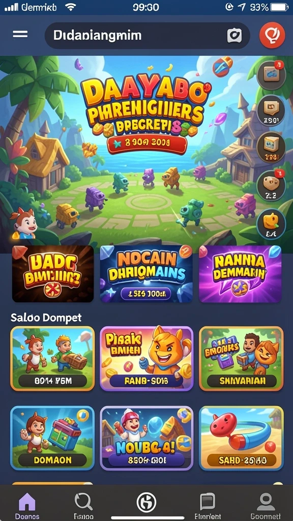 Screenshot dari level yang menantang di OCE69.