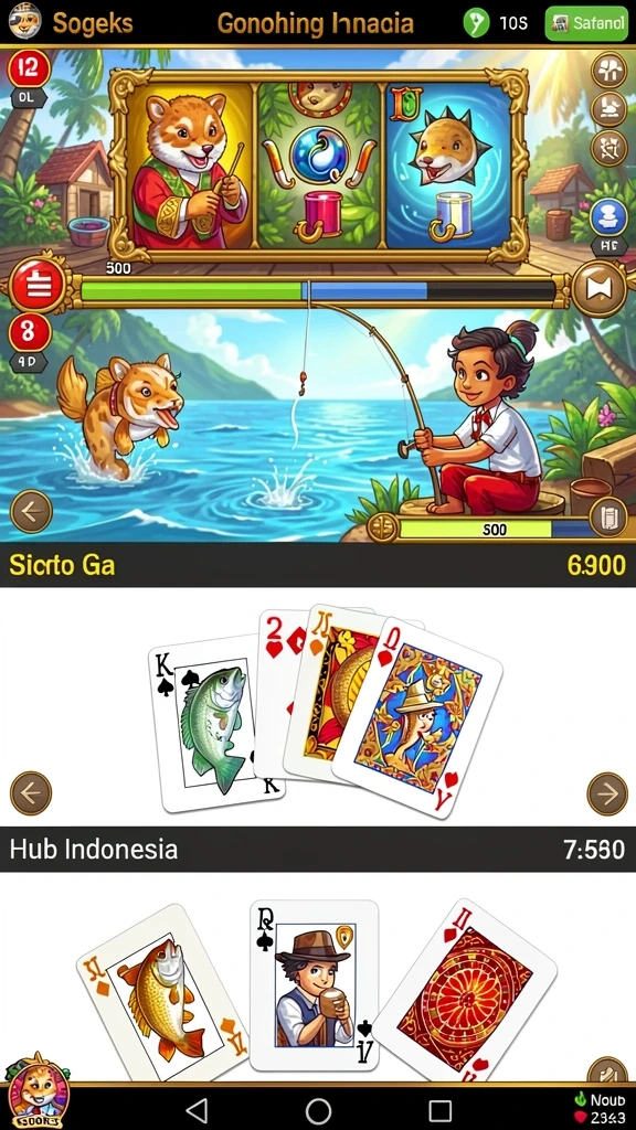 Tampilan grafis yang memukau dan penuh warna.