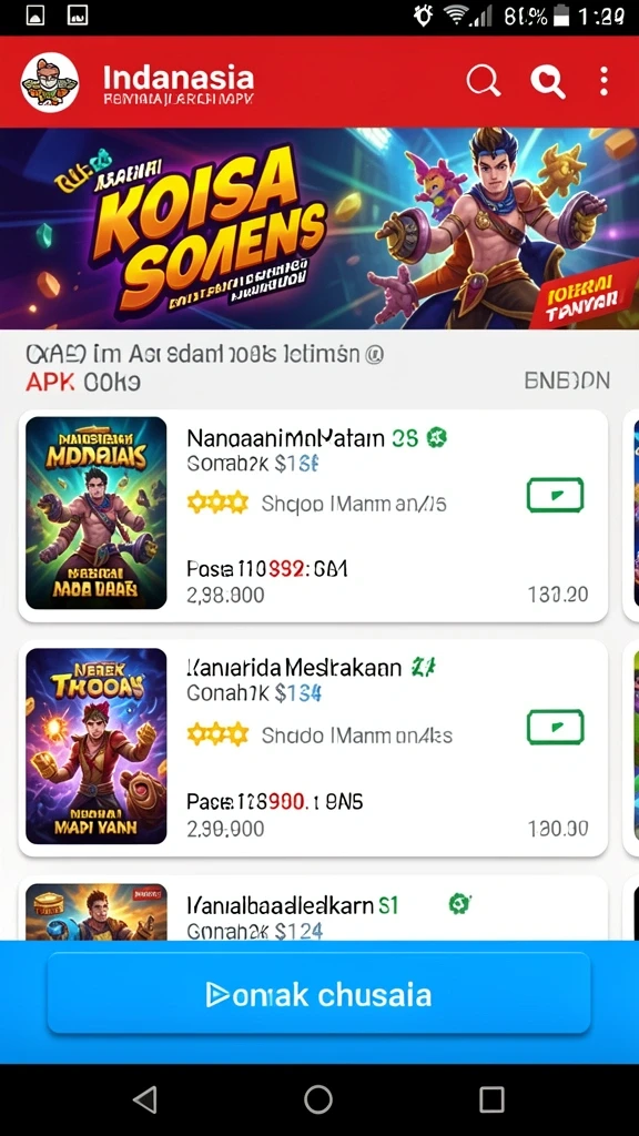 Cuplikan aksi seru antara pemain dan musuh.