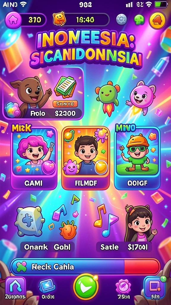 Tangkapan layar pertandingan multiplayer yang seru.