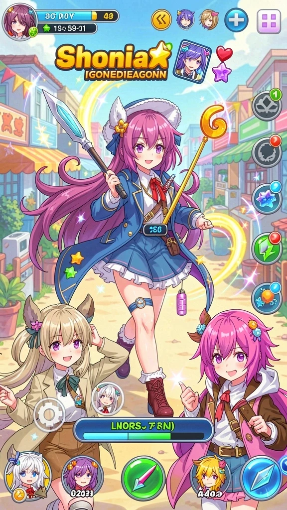Level yang penuh warna dan sangat detail.