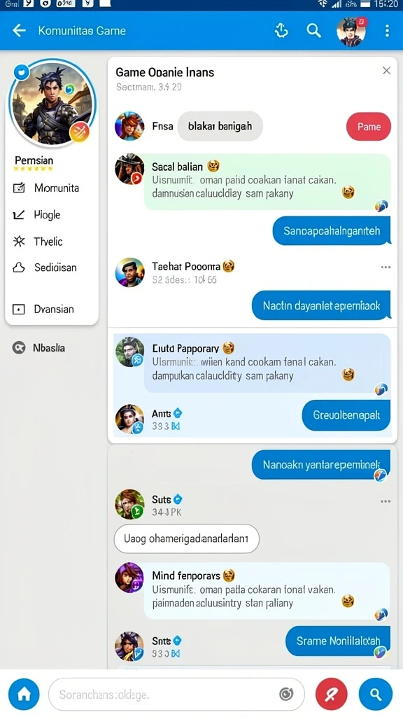 Tangkapan layar menunjukkan karakter utama dalam aksi.
