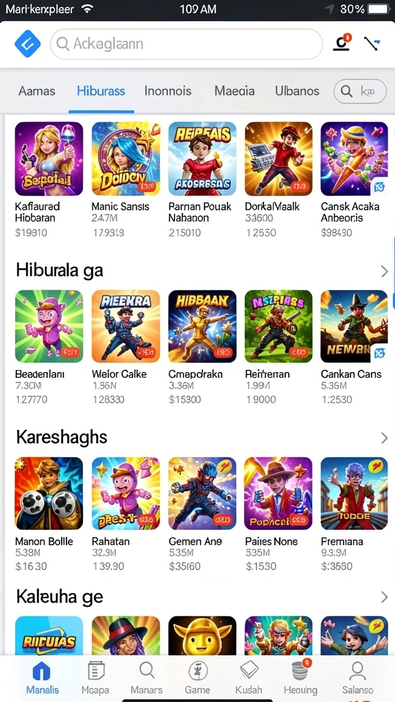 Tangkapan layar menampilkan mode permainan yang menarik.