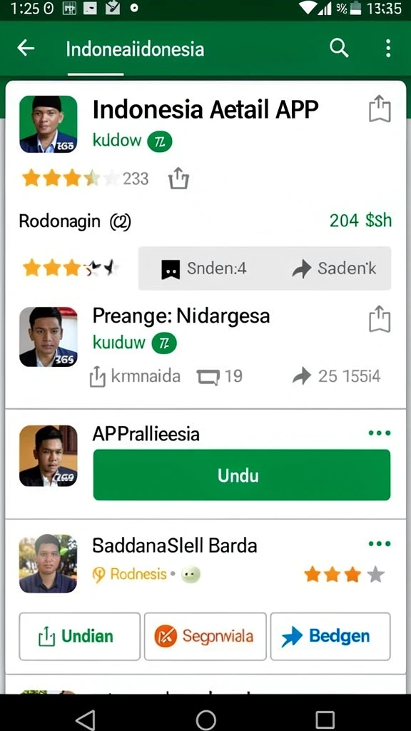 Berinteraksi dengan karakter unik dalam game.